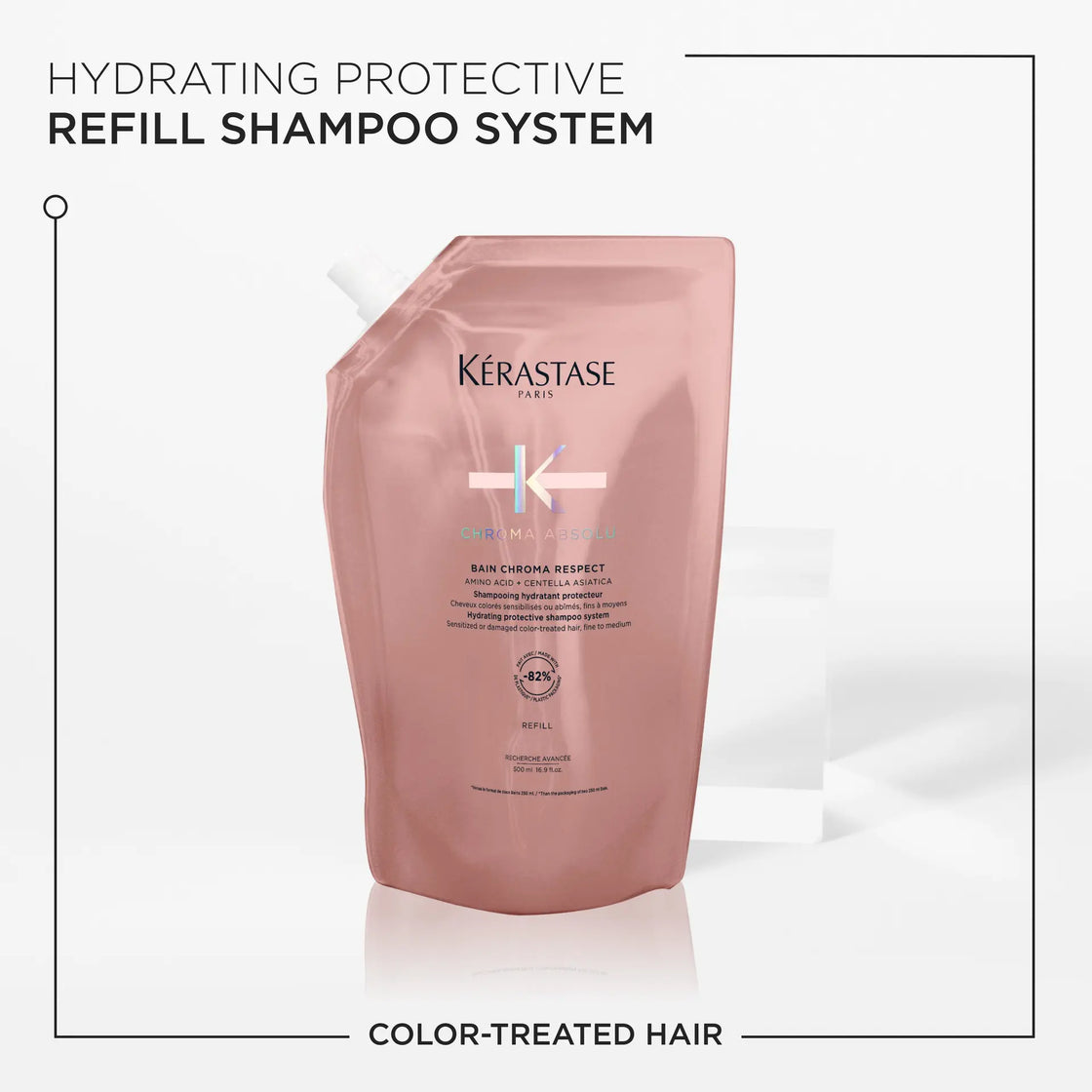 Kérastase Chroma Absolu Bain Chroma Respect Refill Shampoo Pouch For Colour-Treated Hair 500ml