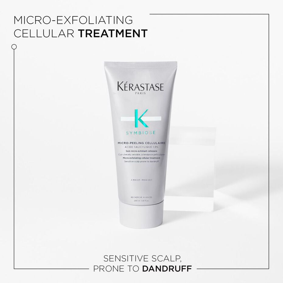 Kérastase Symbiose Micro-Exfoliating Cellular Scalp Scrub for Dandruff Flakes 200ml